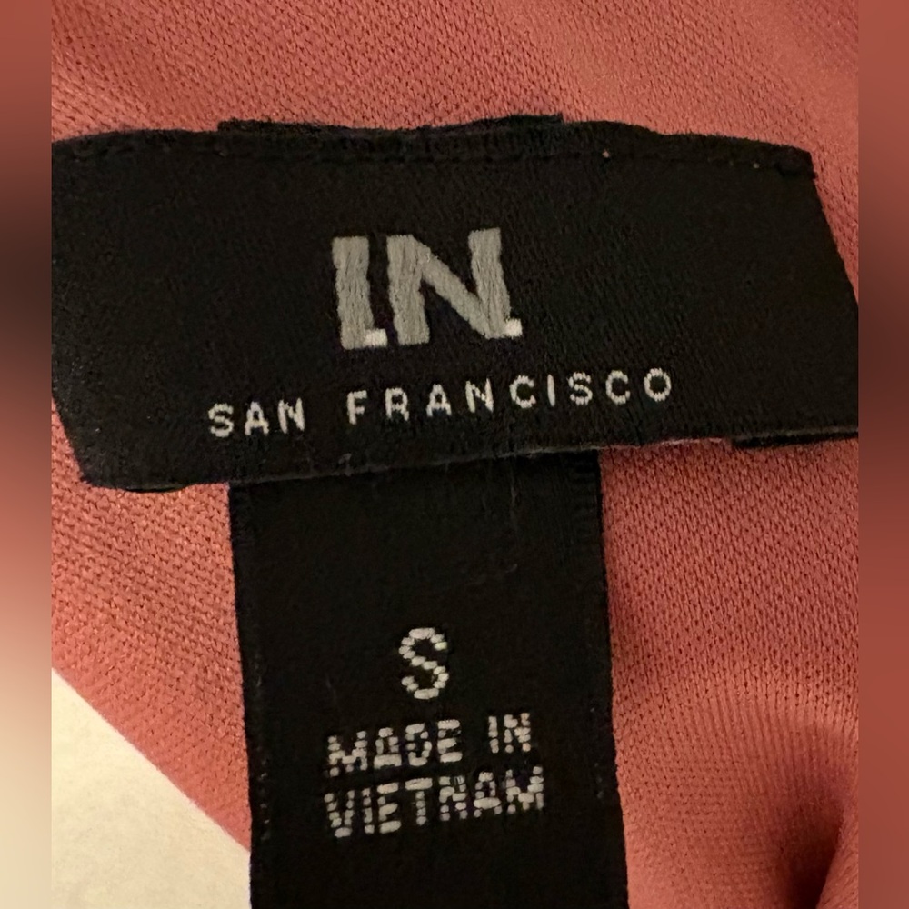 I.N. San Francisco, Rose Pink Mini Halter Dress with Fitted Elastic Waist Size S - Picture 6 of 11